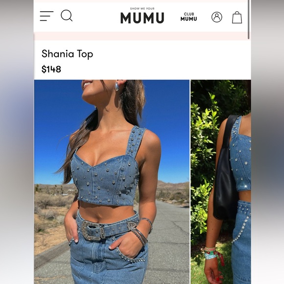 Show Me Your MUMU Denim Set - Picture 7 of 7